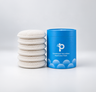 Pushing Cloth CoreShield Applicator Pads | Anti-Saturation Liner | Pack of 6